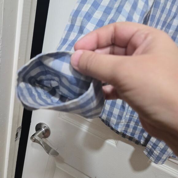 J.Crew Mercantile Flex Gingham Button-Up Shirt Small - Picture 6 of 11